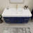 47.2" Wall-Mounted Single Bathroom Vanity Set with Drawers and Doors-70381382