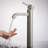 Ceramic Circular Vessel Bathroom Sink with Faucet-3955078