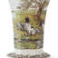 Spode – Woodland Hexagonal Vase, Hunting Dogs - BrownWhite