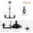 Gislena 3 - Light Glass Dimmable Chandelier