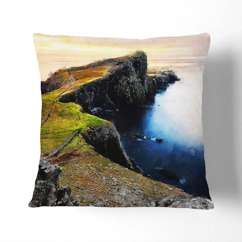 Square Throw Cushion, 40cm H x 40cm W x 15cm D