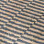 Monterey Jute / Sisal Striped Area Rug in Blue-989397306