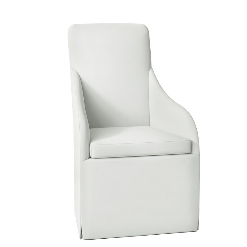 Bellair Outdoor Dining Armchair, White Vinyl 6503-000