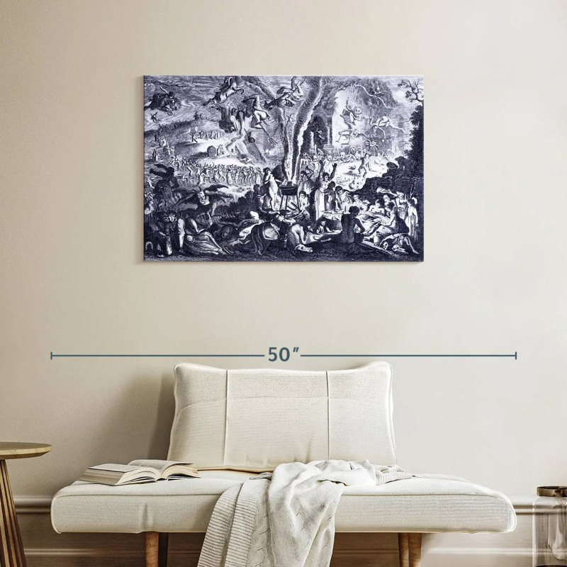 Kelan Witches Sabbath, 24" H x 36" W