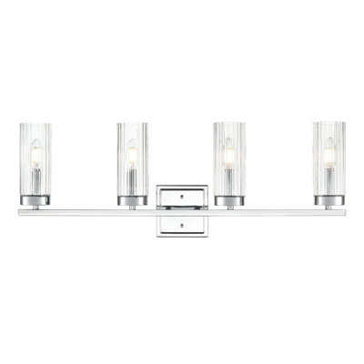 Meuble-lavabo à 4 lumières de 29,75 po de largeur Turman