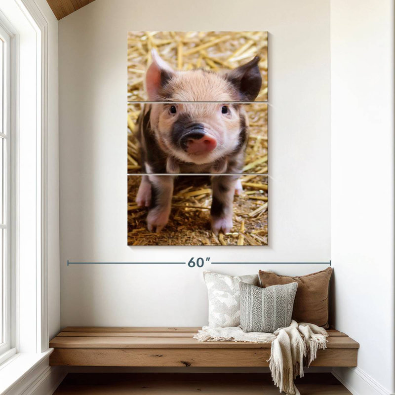 Brampt Farm Piglet, 50" H x 32" W