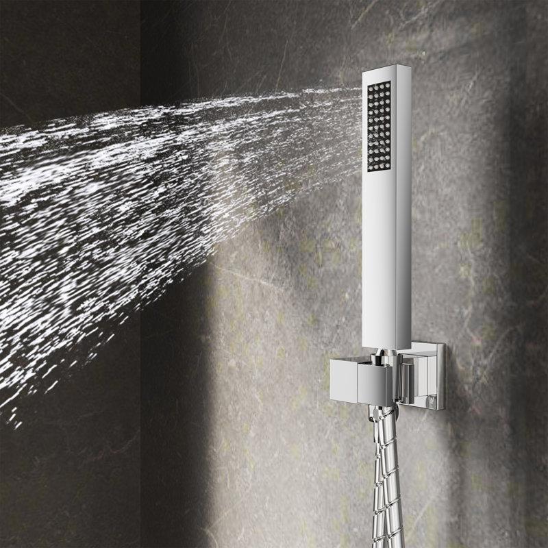 Complete Shower System with Rough in-Valve, Chrome