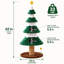 Arbre à chat 62 po avec griffes en sisal et plateformes multi-niveaux, vert 62 po