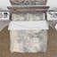 Ensemble de housse de couette en microfibre grise moderne et contemporaine-38757390