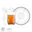 LAV - Harman Glass Tea Cup & Saucer - 95ml