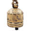 Cloche suspendue en fer D4,5 x 6,1 po, décorations pour fêtes, ensemble de 4