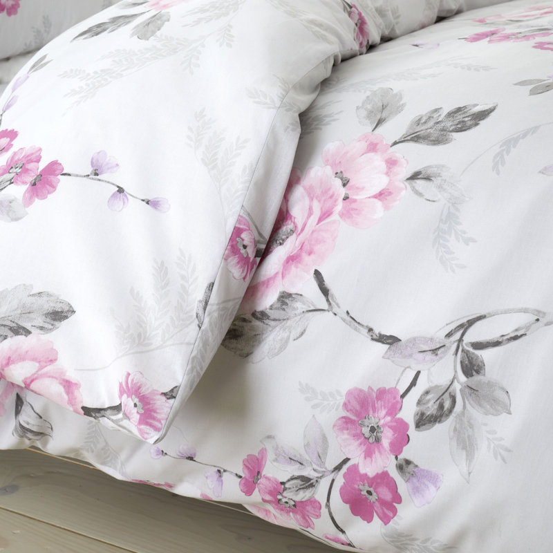 Floral Trail Duvet Cover Set, Double Duvet Cover + 2 Standard Pillowcases