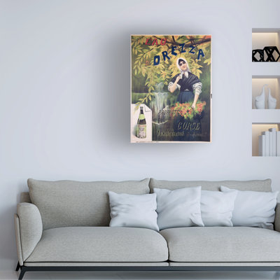 P. Ribera, eau minérale naturelle, art sur toile