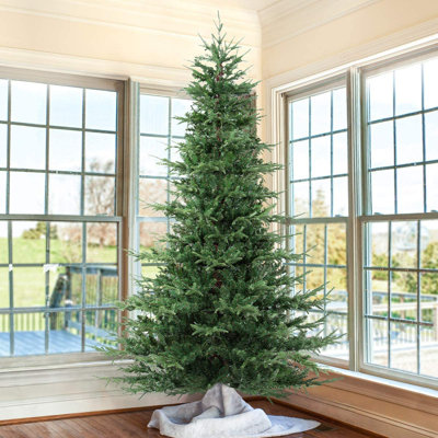  Sapin de Noël artificiel non éclairé de 6,5 pi avec sapin de Noël artificiel Aspen