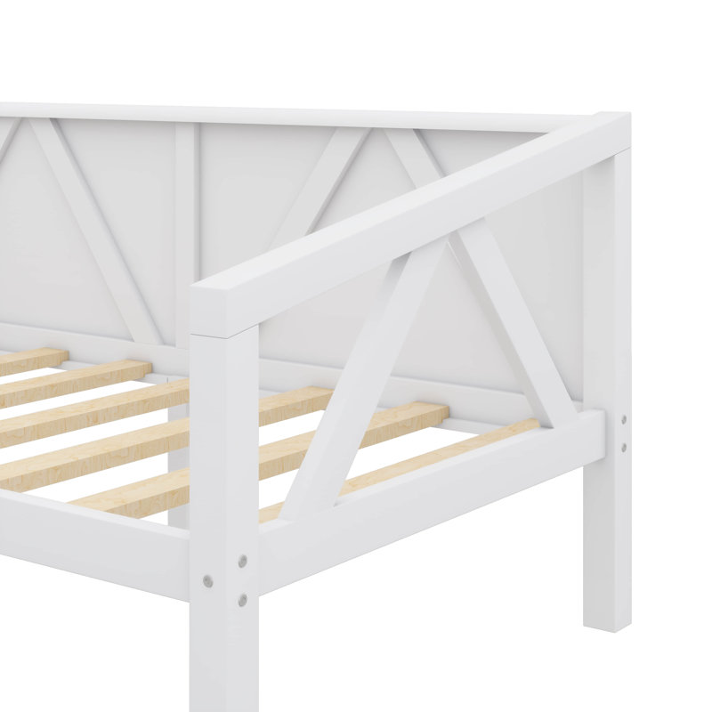 Modern Minimalist Daybed, Twin, White