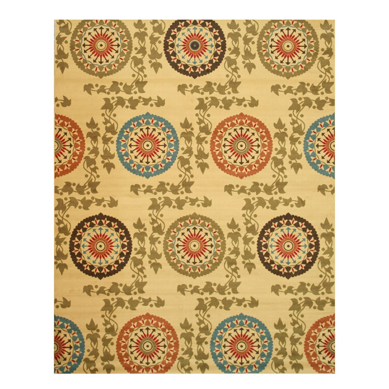 Mandana Rug , Elegant Ivory Area Rug for Living Room, Bedroom, Office, & Home Décor , Stylish & Durable Design