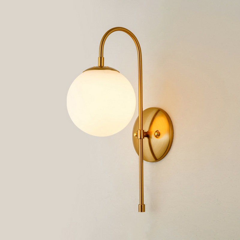 Applique articulée dorée à 1 lumière Daveric