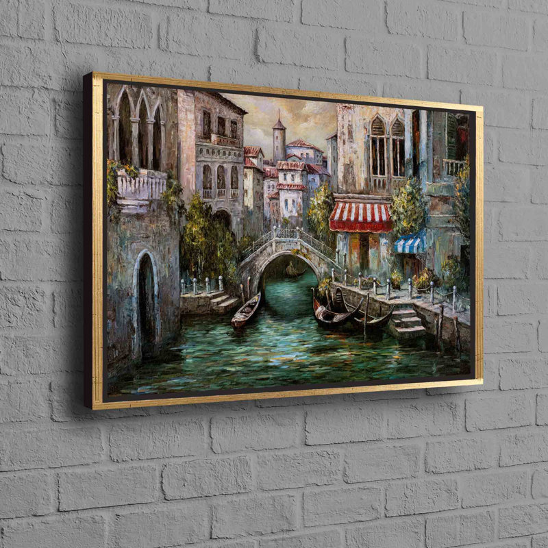 Grand paysage abstrait 3D, peinture à l'huile sur toile, art mural moderne pour la décoration intérieure, H 41 po x l 94 po