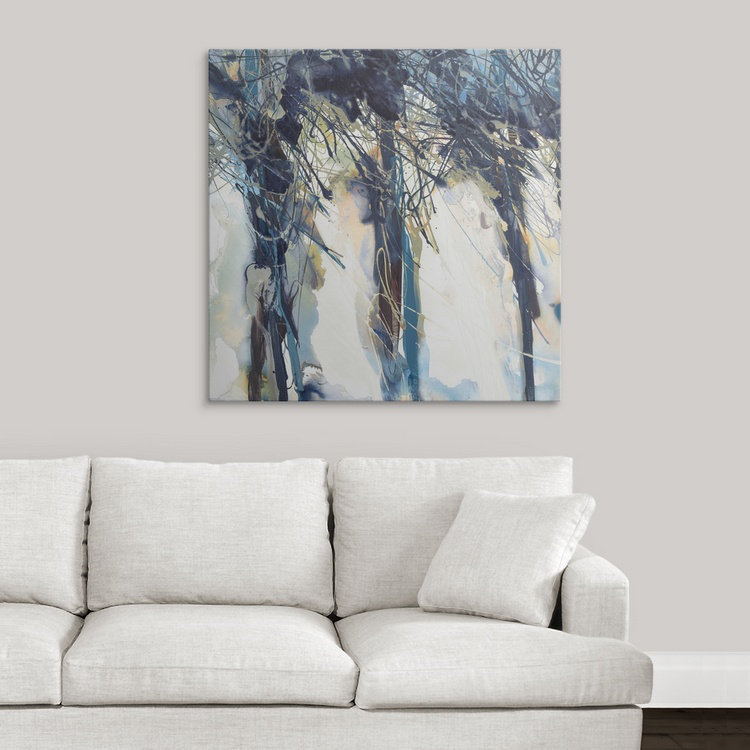 «Dynamics II», reproduction d'art Funkley, H 35 po x l 35 po x 1,5 po, Toile