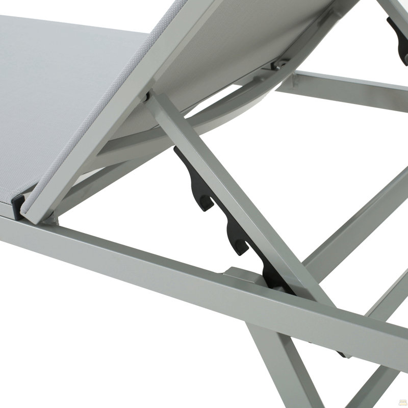 Chaise Lounge, Light Gray, Light Gray