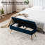Banc repose-pieds en velours avec rangement-1932834290-1932668596