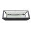 Plateau rectangulaire en miroir 13 po x 9 po x 2 po Waverly
