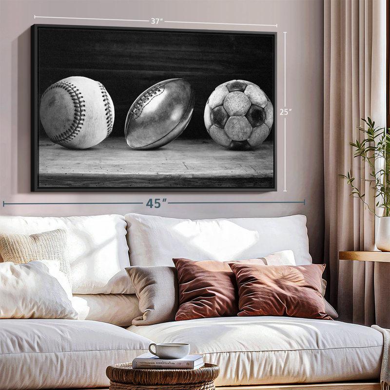 "Art mural monochrome", H 25 po x l 37 po