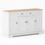 Modern Sideboard with Drawer & Adjustable Shelves, Tip-Over Protection for Kitchen/Living/Bedroom Storage-124830065