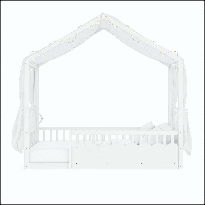 Lit double Montessori, White