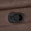 Causeuse inclinable manuelle en microfibre ultra douce de 63,8 po de largeur avec accoudoirs coussinés-131403045