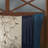 Embroidered 7 Piece Comforter Set Navy Cal King