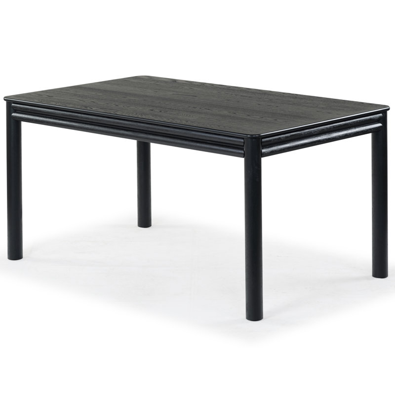 Harriette Rectangle Dining Table, Black