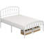 Metal Bed with Arched Headboard and Footboard-903604198-903361660