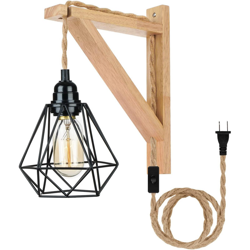 Aayesha Plug-in Armed Sconce