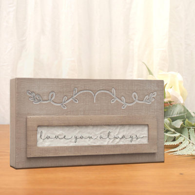 Plaque en bois Love You Alway