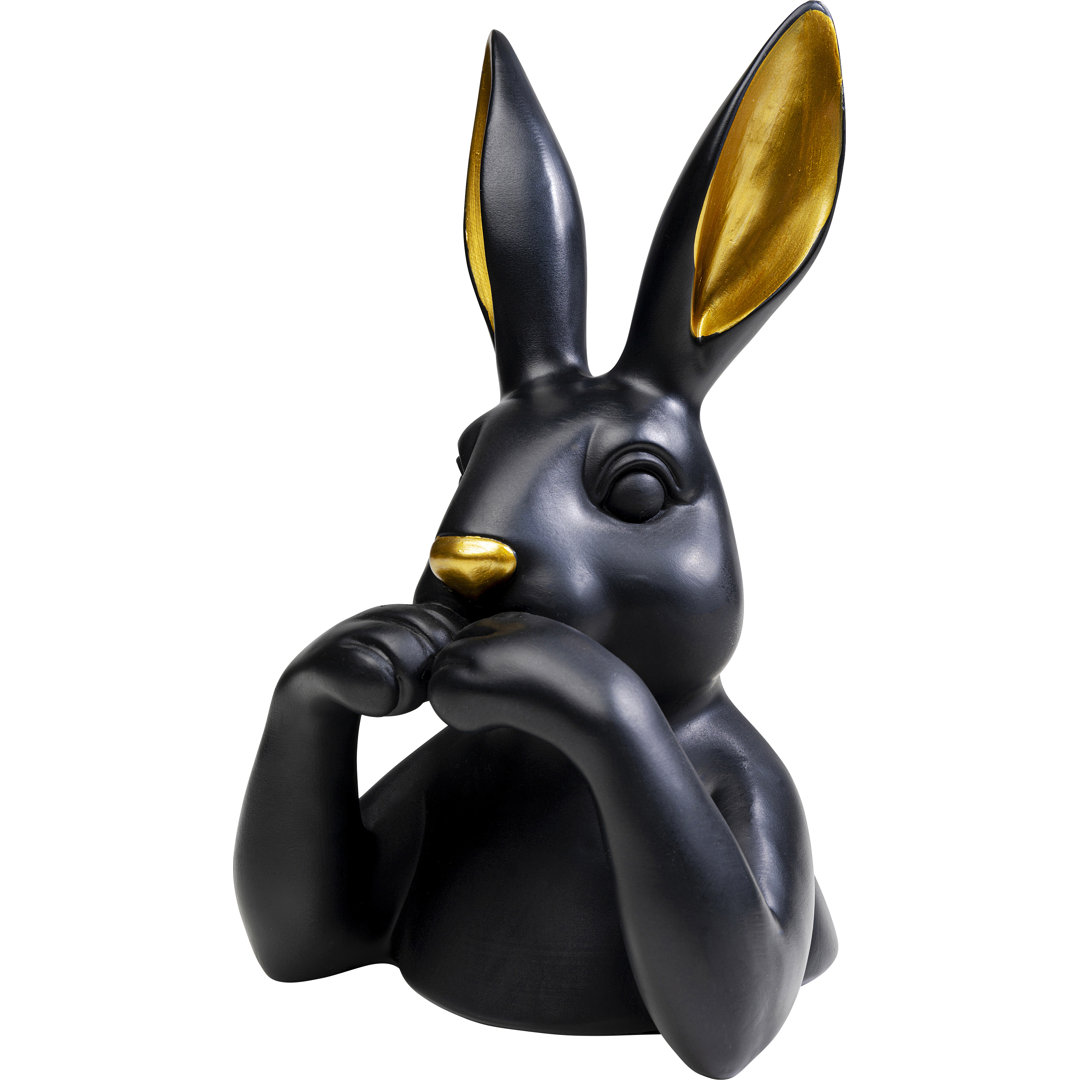 Deko Figur Sweet Rabbit Schwarz