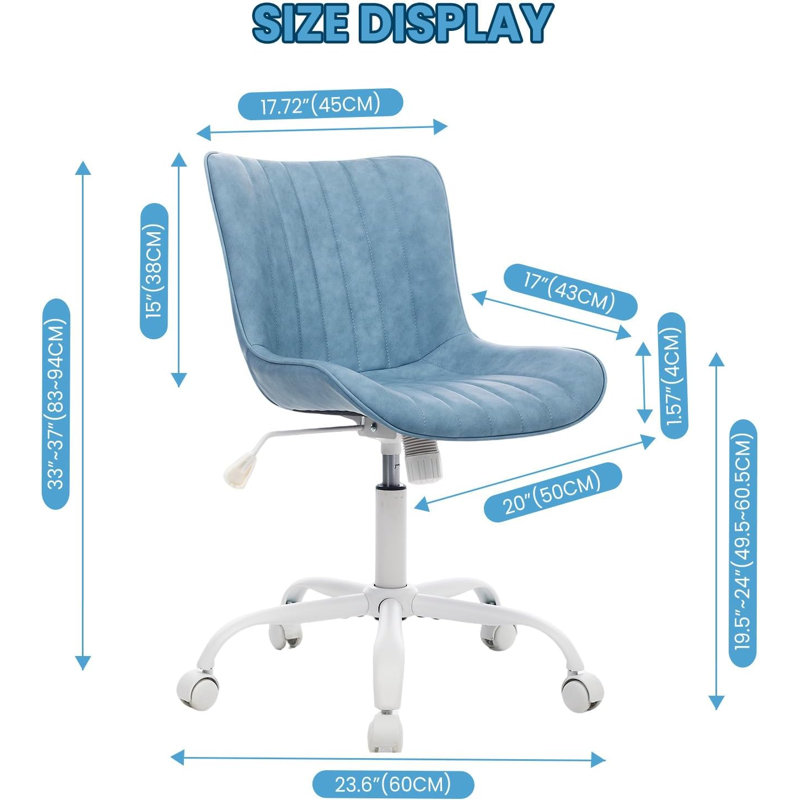 Upholstered Lounge Chair, Blue