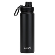WAO 20 Ounce Stainless Steel Insulated Thermal Bottle with Lid in Dark Gold