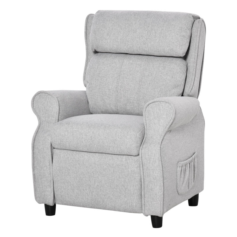 Fauteuil de jeu inclinable Qabo Kids, Gris clair