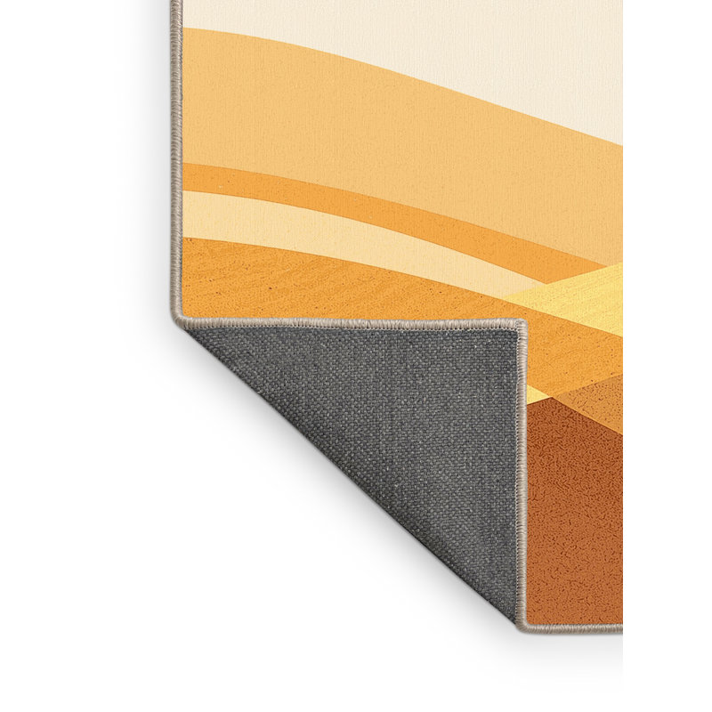 Tapis moelleux moelleux beige délavé Atacama Desert Chili, 2 x 5
