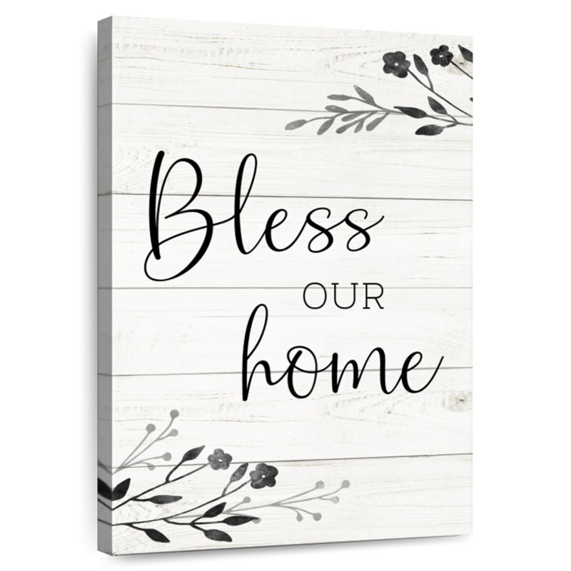 Kema Bless Our Home Wall Sign, 45" H x 30" W