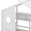 Lit sur pied pour enfant, lit Montessori pour enfants avec tablette de rangement, lit de jeu avec toit-309218279-309218278
