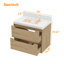 Ensemble de meuble-lavabo mural 30 po avec lavabo Dyerville