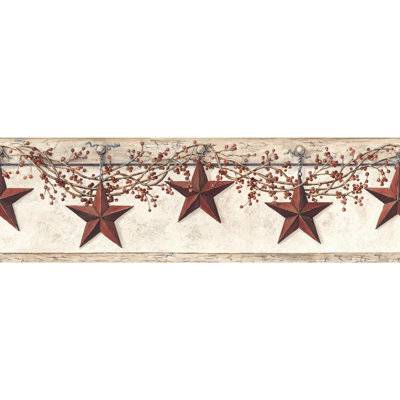 Portfolio II Hanging Star 15' L x 7.5" W Wallpaper Border