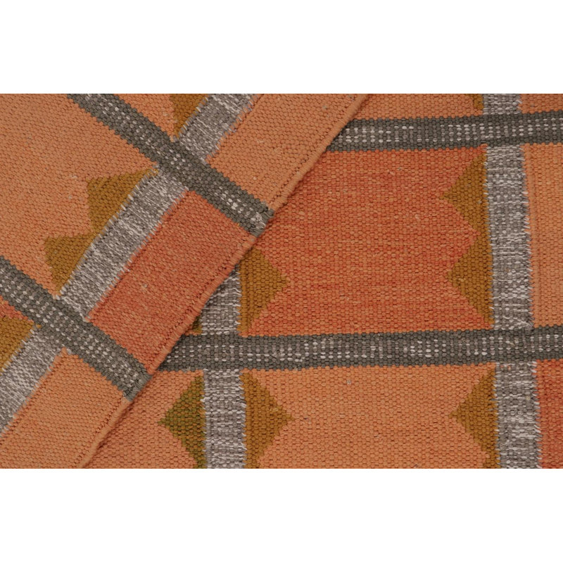 Scandinavian Wool Geometric Area Rug, Rectangle 10' x 14'