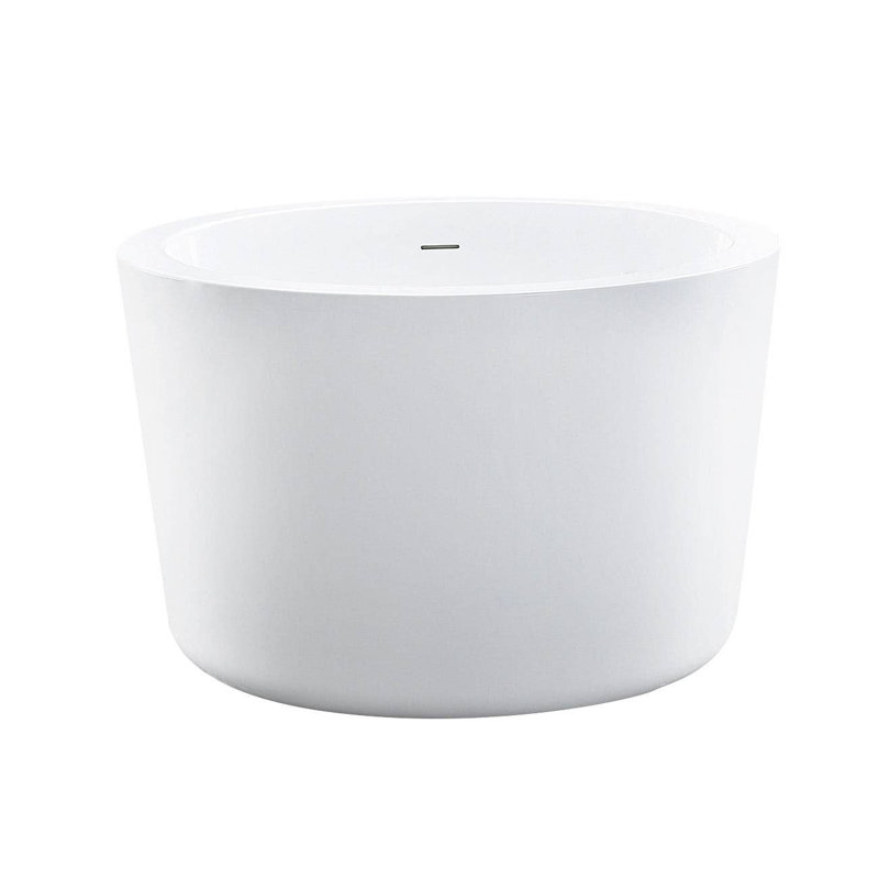 41'' x 41'' Soaking Acrylic Bathtub, Oil Rubbed Bronze