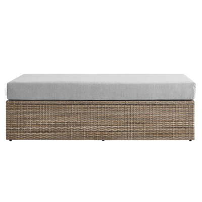 Modway Convene Outdoor Patio Outdoor Patio Rectangle Ottoman