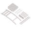 Chaise de bar en plastique PEHD ivoire-129632959