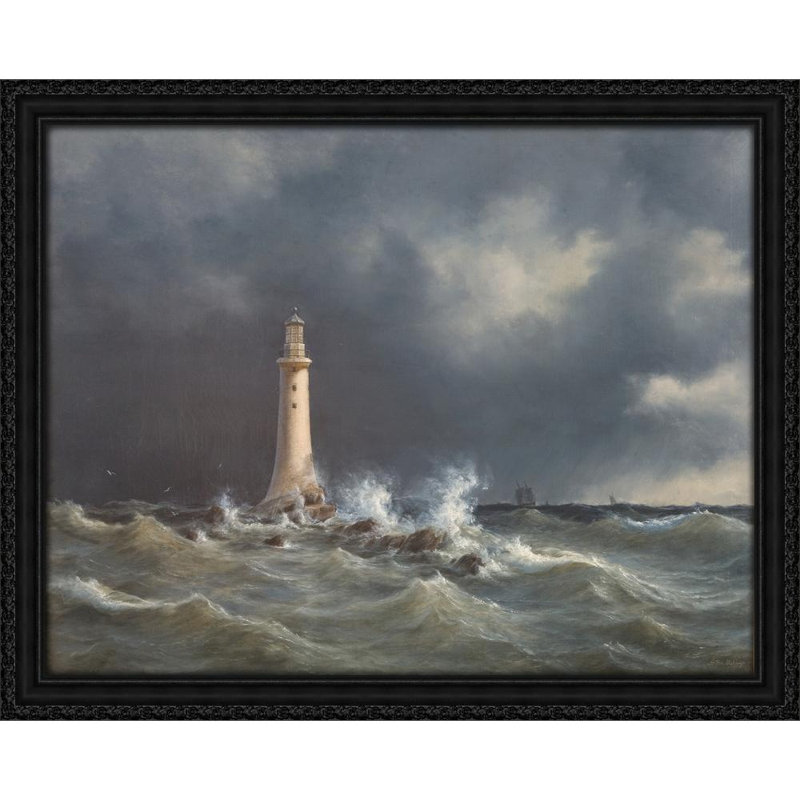 Phare d'Eddystone (1846), H 28 po x l 35 po