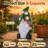 Solar Powered Green Floral Gnome with Welcome Sign Garden Statue